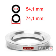 Aliuminio centravimo žiedai 74,1 - 54,1 mm ( 74.1 - 54.1 )