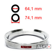 Aliuminio centravimo žiedai 74,1 - 64,1 mm ( 74.1 - 64.1 )